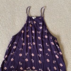 Billabong racer back tank top